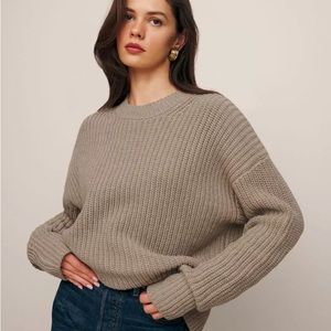 Reformation Sam Cotton Cashmere Sweater